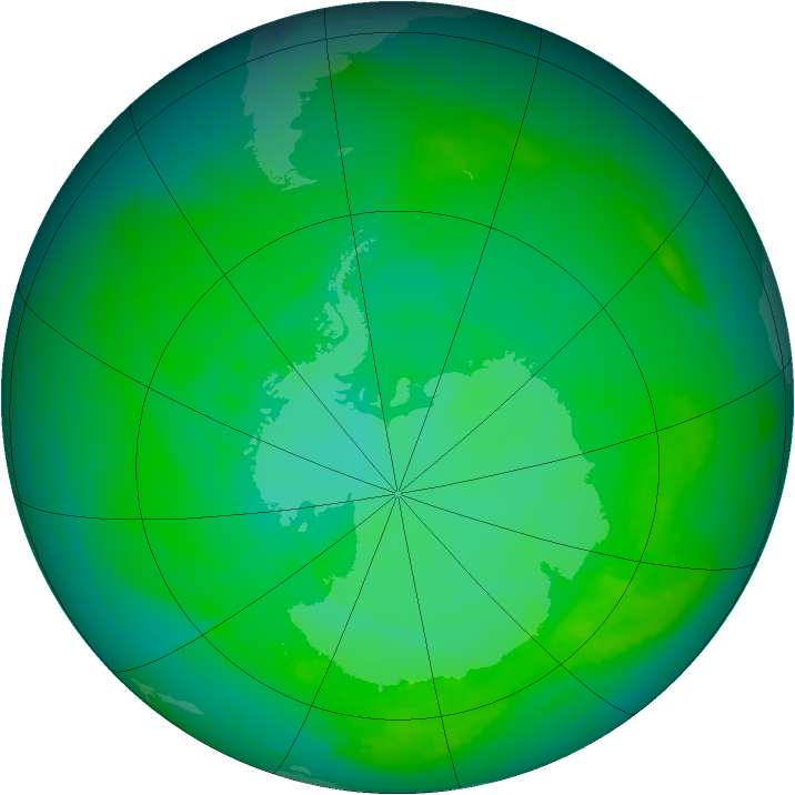 Ozone Map 1979-12-30